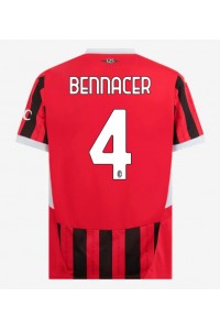 AC Milan Ismael Bennacer #4 Jalkapallovaatteet Kotipaita 2024-25 Lyhythihainen